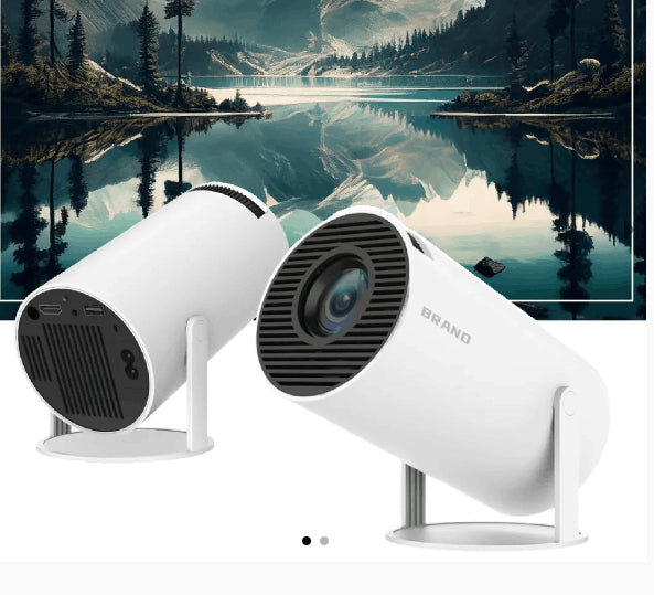 🎬 Convierte cualquier lugar en tu cine personal en segundos - Proyector + 2 mandos de regalo 🎁