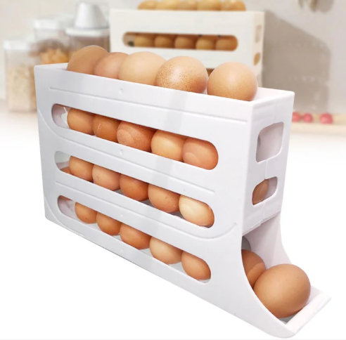 Dispensador Organizador De Huevos de 4 Niveles