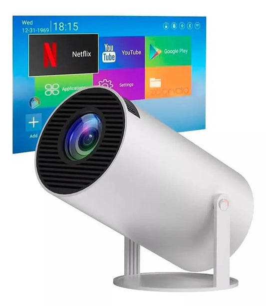 🎬 Convierte cualquier lugar en tu cine personal en segundos - Proyector + 2 mandos de regalo 🎁