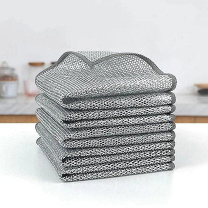 Paños de limpieza multiuso de malla metálica | Oferta Compra 5 Lleva 10