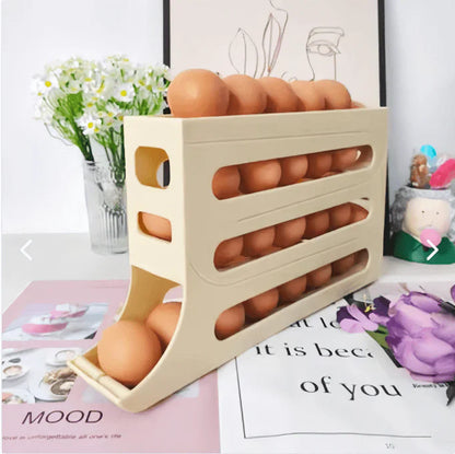 Dispensador Organizador De Huevos de 4 Niveles
