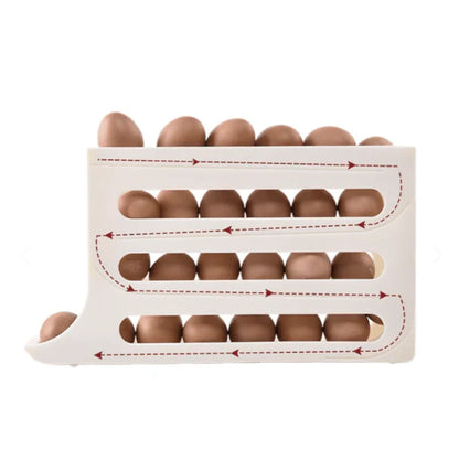 Dispensador Organizador De Huevos de 4 Niveles