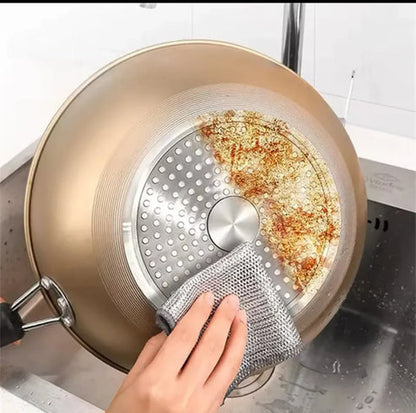 Paños de limpieza multiuso de malla metálica | Oferta Compra 5 Lleva 10