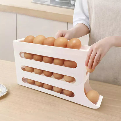 Dispensador Organizador De Huevos de 4 Niveles
