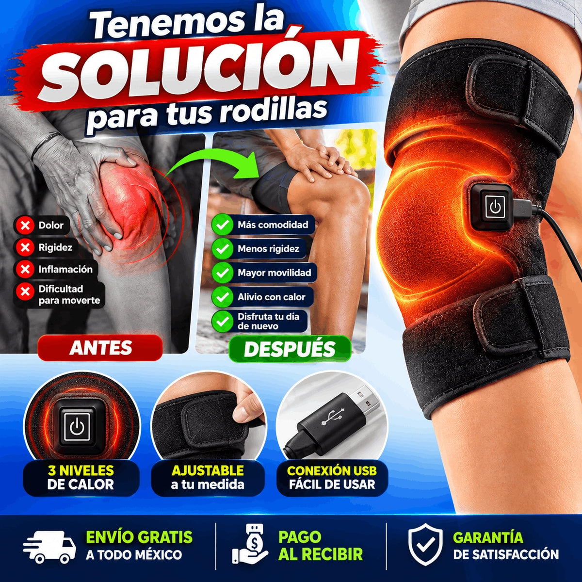 ThermoFlex™ Menos rigidez. Más movimiento. Más libertad.
