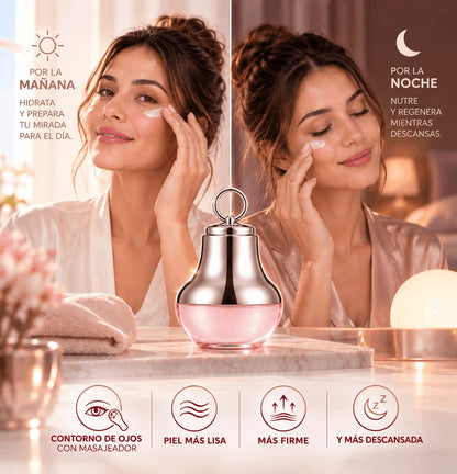LumiEye™ — Crema de Contorno de Ojos con Masajeador | 1 + 1 GRATIS