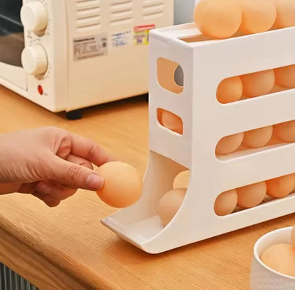 Dispensador Organizador De Huevos de 4 Niveles