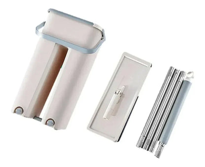 Kit Trapeador con Balde Escurrible Giratorio 360°