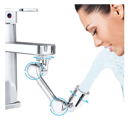 ¡Grifo Giratorio 1080° - Ahorra Agua y Lava Más Fácil!