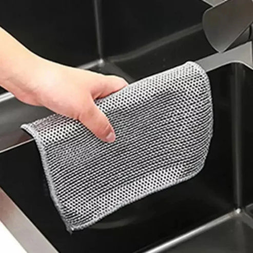 Paños de limpieza multiuso de malla metálica | Oferta Compra 5 Lleva 10